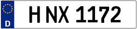 Truck License Plate